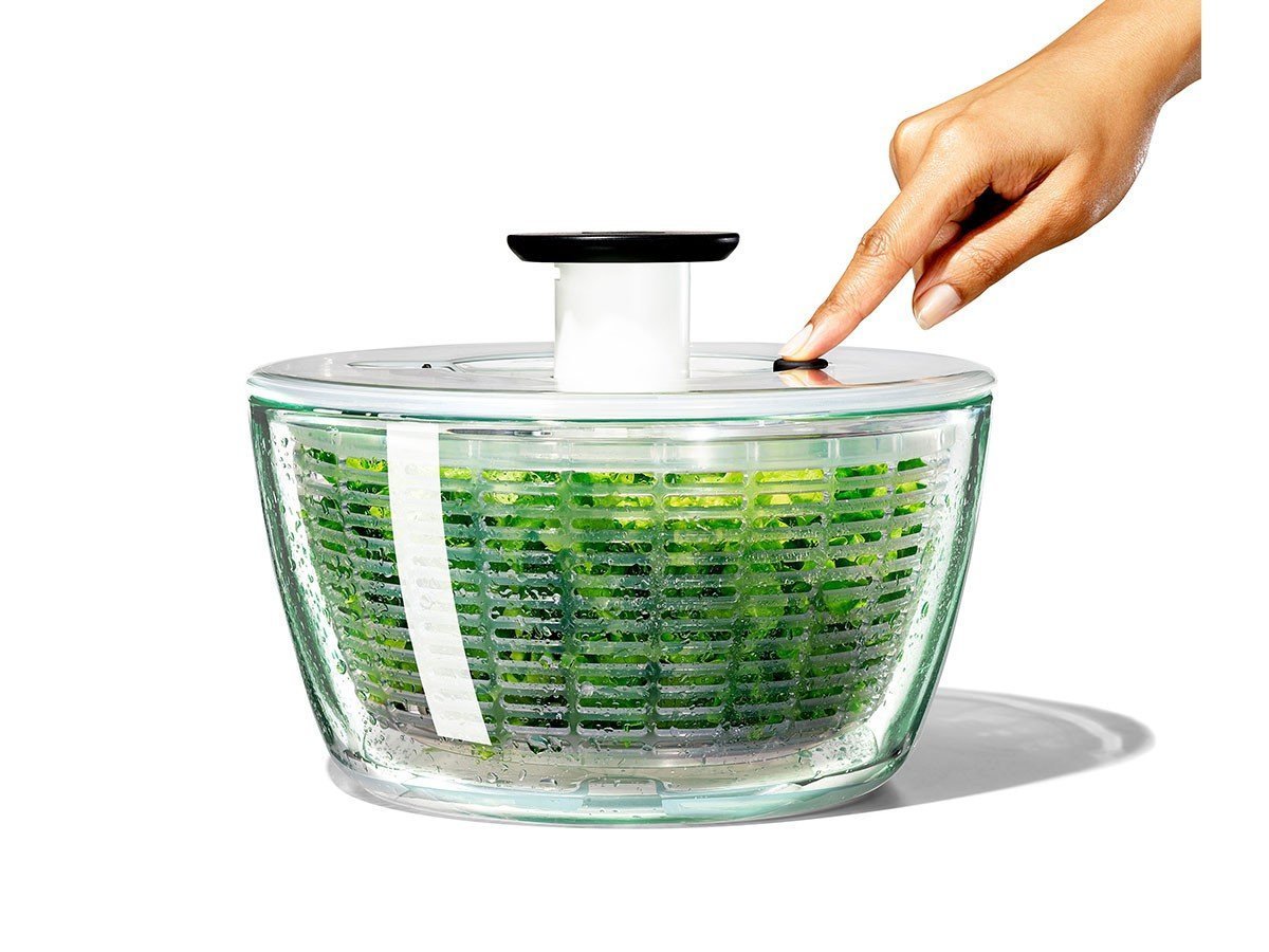 【オクソー/OXO / GOODS】のGlass Salad Spinner / サラダスピナー ガラス 人気、トレンドファッション・服の通販 founy(ファニー) 　送料無料　Free Shipping　ガラス　Glass　バスケット　Basket　フラット　Flat　プレート　Plate　ホーム・キャンプ・アウトドア・お取り寄せ　Home,Garden,Outdoor,Camping Gear　キッチン・ダイニング　Kitchen Dining　キッチン収納　Kitchen　other-3|ID: prp329100003756015 ipo3291000000031483578