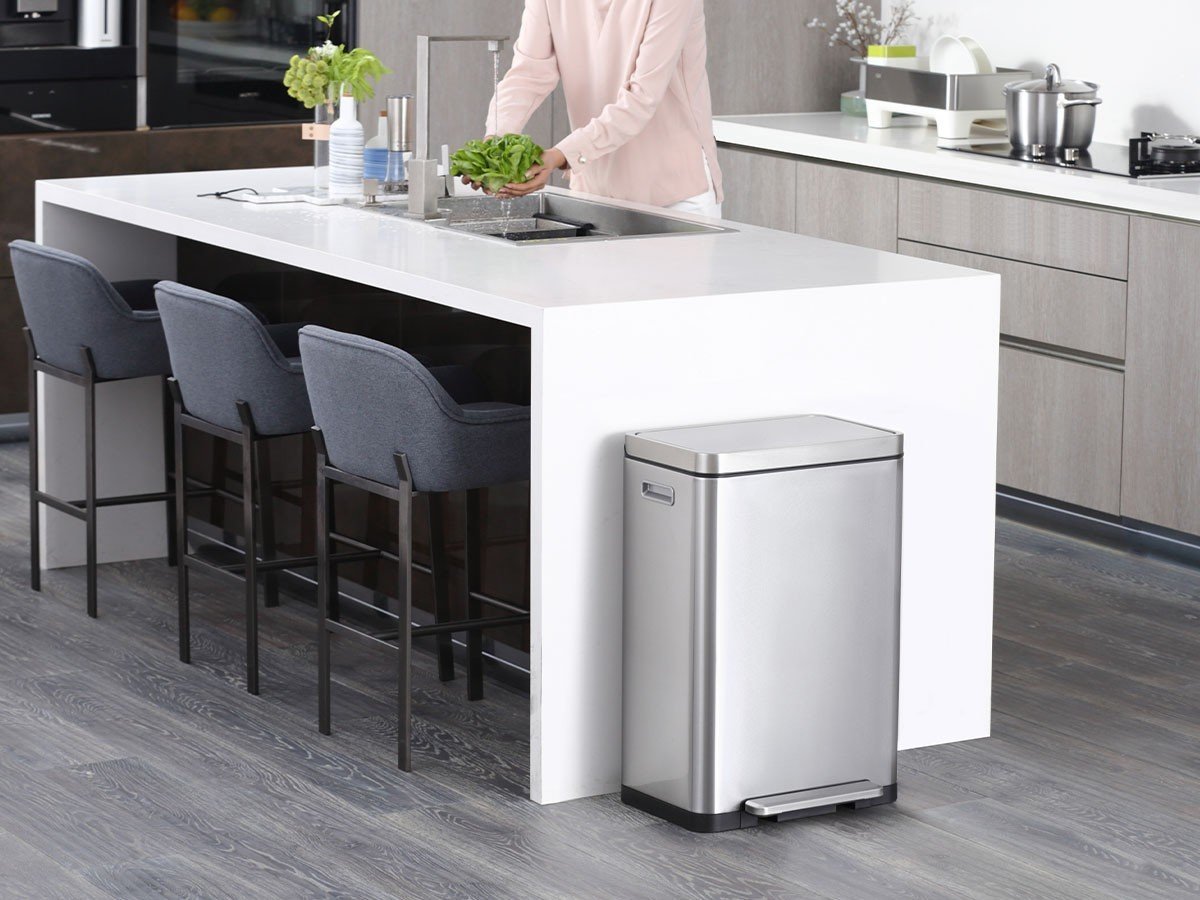 【イーケーオー/EKO / GOODS】のX CUBE STEP BIN / エックスキューブ ステップビン 20L + 20L 人気、トレンドファッション・服の通販 founy(ファニー) 　送料無料　Free Shipping　インナー　Innerwear　シリコン　Silicone, Silicone Material　フィット　Fit, Slim Fit　フレーム　Frame, Outline　ボックス　Boxy, Box Shape　抗菌　Antibacterial, Bacteria-Resistant　洗える　Machine Washable　ホーム・キャンプ・アウトドア・お取り寄せ　Home Living / Home & Lifestyle / Camping Gear / Outdoor Camping　家具・インテリア　Home Furniture & Interior. Stylish & Functional Living Spaces　その他 インテリア雑貨、家具　Home Decor & Furniture Extras　other-3|ID: prp329100003757743 ipo3291000000031471896