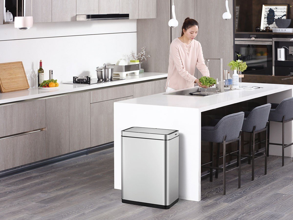 【イーケーオー/EKO / GOODS】のDELUXE MIRAGE SENSOR BIN / デラックス ミラージュ センサービン 45L 人気、トレンドファッション・服の通販 founy(ファニー) 　インナー　Inner　洗える　Washable　コンパクト　Compact　シンプル　Simple　フィット　Fit　ボックス　Box　送料無料　Free Shipping　ホーム・キャンプ・アウトドア・お取り寄せ　Home,Garden,Outdoor,Camping Gear　家具・インテリア　Furniture　ミラー・ドレッサー　Mirror　ミラー・鏡　Mirror　other-2|ID: prp329100003757749 ipo3291000000031483557