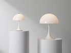 【ルイスポールセン/Louis Poulsen / GOODS】のPanthella 250 Portable / パンテラ 250 ポータブル(オパール・ホワイト) 左:サイズ違いの「パンテラ 160 ポータブル」、右:本商品|ID: prp329100003780051 ipo3291000000034525944