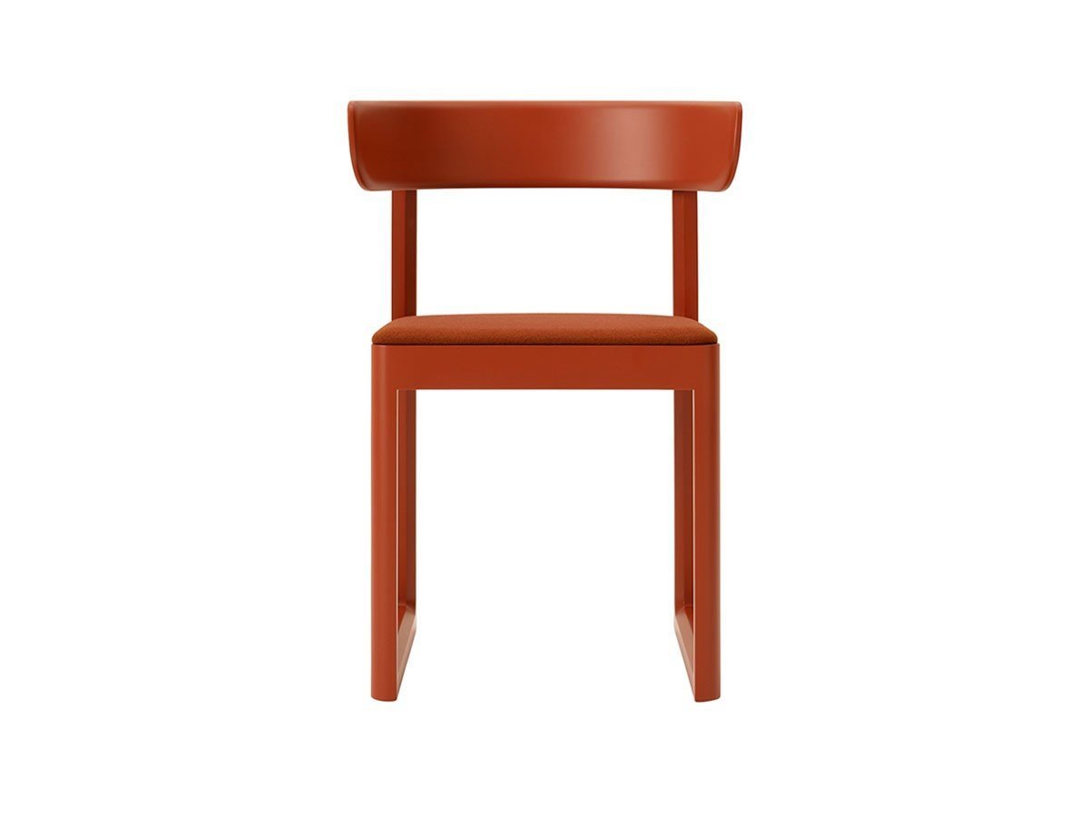 【マルニコレクション/MARUNI COLLECTION / GOODS】のEN Chair / エン チェア 張座(マットラスティレッド) インテリア・キッズ・メンズ・レディースファッション・服の通販 founy(ファニー) 　送料無料　Free Shipping　オレンジ　Orange　シンプル　Simple, Minimal　テーブル　Table, Dining Table　ファブリック　Fabric, Textile　フレーム　Frame, Outline　ループ　Loop, Loop Knit　ホーム・キャンプ・アウトドア・お取り寄せ　Home Living / Home & Lifestyle / Camping Gear / Outdoor Camping　家具・インテリア　Home Furniture & Interior. Stylish & Functional Living Spaces　チェア・椅子　Seating & Chairs　ダイニングチェア・木製チェア　Dining Chairs　-|ID: prp329100003782408 ipo3291000000033429903