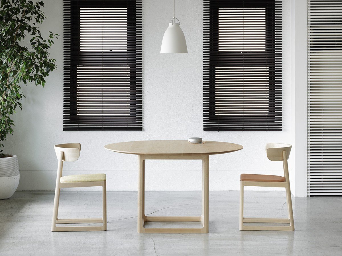 【マルニコレクション/MARUNI COLLECTION / GOODS】のEN Chair / エン チェア 張座(マットラスティレッド) インテリア・キッズ・メンズ・レディースファッション・服の通販 founy(ファニー) 　送料無料　Free Shipping　オレンジ　Orange　シンプル　Simple, Minimal　テーブル　Table, Dining Table　ファブリック　Fabric, Textile　フレーム　Frame, Outline　ループ　Loop, Loop Knit　ホーム・キャンプ・アウトドア・お取り寄せ　Home Living / Home & Lifestyle / Camping Gear / Outdoor Camping　家具・インテリア　Home Furniture & Interior. Stylish & Functional Living Spaces　チェア・椅子　Seating & Chairs　ダイニングチェア・木製チェア　Dining Chairs　参考イメージCopyright:Nacása & Partners Inc.|ID: prp329100003782408 ipo3291000000033429910