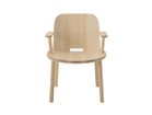 【マルニコレクション/MARUNI COLLECTION / GOODS】のFugu Lobby Chair / フグ ロビーチェア 肘付 ウッドアッシュ NL-0(ナチュラルホワイト)|ID:prp329100003782412