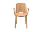 【マルニコレクション/MARUNI COLLECTION / GOODS】のFugu Arm Chair / フグ アームチェア ウッドオーク NL-0(ナチュラルホワイト)|ID:prp329100003782414