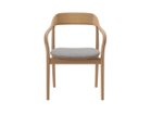 【マルニコレクション/MARUNI COLLECTION / GOODS】のTako Arm Chair / タコ アームチェア 張座(オーク) 張地:Hallingdal #2949 ミディアムグレー(ファブリック M-05)、フレームNL-0|ID: prp329100003782417 ipo3291000000030233842