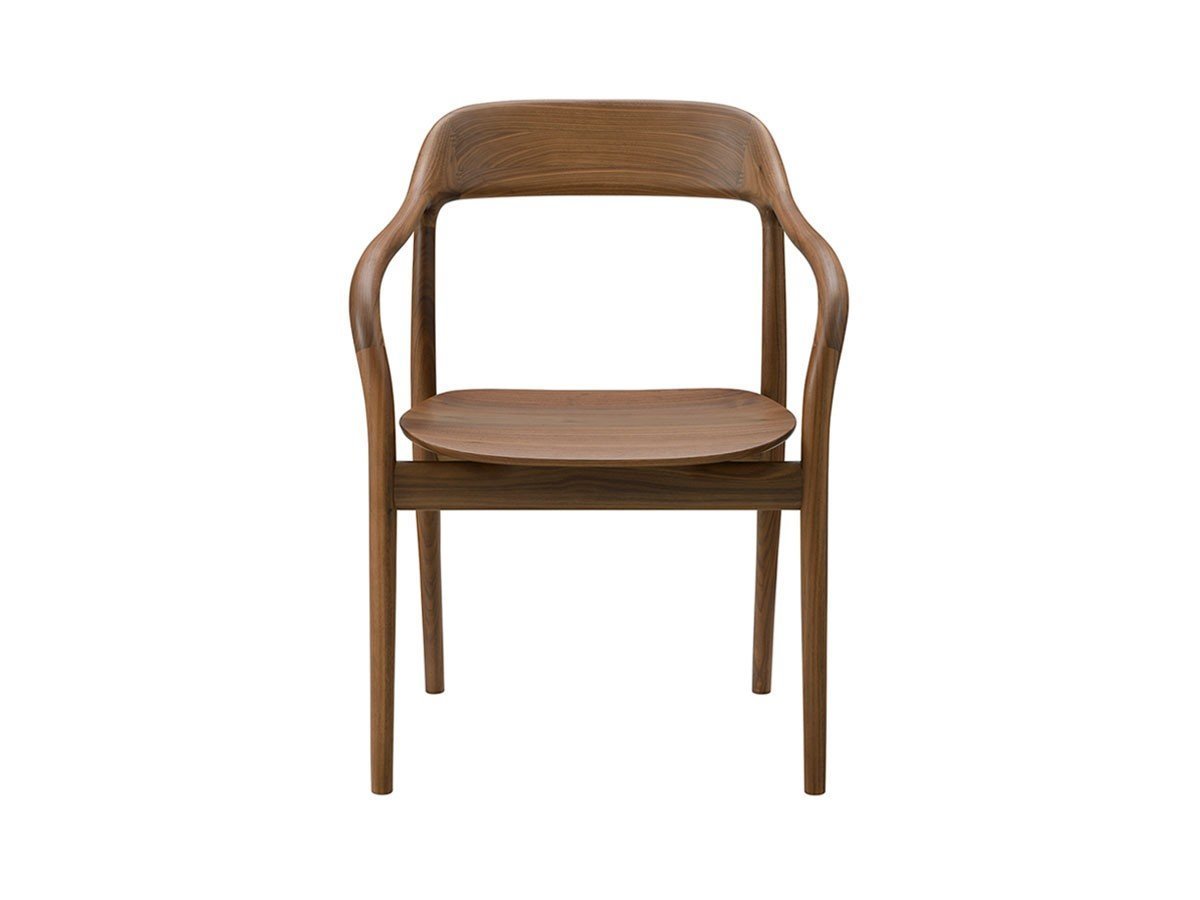 【マルニコレクション/MARUNI COLLECTION / GOODS】のTako Arm Chair / タコ アームチェア 板座(ウォルナット) インテリア・キッズ・メンズ・レディースファッション・服の通販 founy(ファニー) 　ウェーブ　Wave　なめらか　Smooth　フィット　Fit　フレーム　Flame　送料無料　Free Shipping　ホーム・キャンプ・アウトドア・お取り寄せ　Home,Garden,Outdoor,Camping Gear　家具・インテリア　Home Furniture & Interior. Stylish & Functional Living Spaces　チェア・椅子　Chair　ダイニングチェア　Dining Chair　ホーム・キャンプ・アウトドア・お取り寄せ　Home,Garden,Outdoor,Camping Gear　家具・インテリア　Home Furniture & Interior. Stylish & Functional Living Spaces　チェア・椅子　Chair　アームチェア　Armchair　ウッドCA-0(ナチュラルブラウン)|ID: prp329100003782418 ipo3291000000030233892