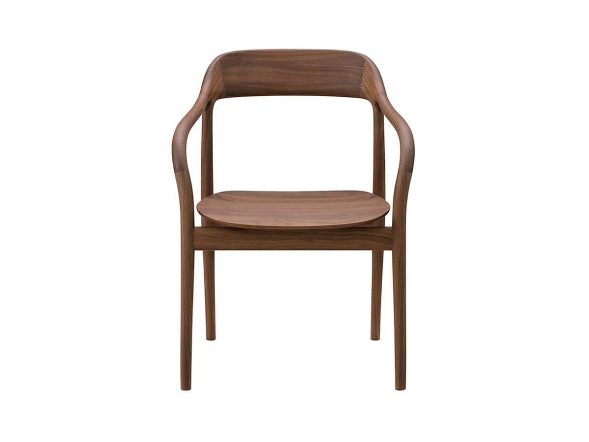 【マルニコレクション/MARUNI COLLECTION / GOODS】のTako Arm Chair / タコ アームチェア 板座(ウォルナット) インテリア・キッズ・メンズ・レディースファッション・服の通販 founy(ファニー) 　ウェーブ　Wave　なめらか　Smooth　フィット　Fit　フレーム　Flame　送料無料　Free Shipping　ホーム・キャンプ・アウトドア・お取り寄せ　Home,Garden,Outdoor,Camping Gear　家具・インテリア　Home Furniture & Interior. Stylish & Functional Living Spaces　チェア・椅子　Chair　ダイニングチェア　Dining Chair　ホーム・キャンプ・アウトドア・お取り寄せ　Home,Garden,Outdoor,Camping Gear　家具・インテリア　Home Furniture & Interior. Stylish & Functional Living Spaces　チェア・椅子　Chair　アームチェア　Armchair　ウッドWB-1(ライトブラウン)|ID: prp329100003782418 ipo3291000000030233897