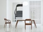 【マルニコレクション/MARUNI COLLECTION / GOODS】のTako Arm Chair / タコ アームチェア 板座(ウォルナット) Copyright:Nacása & Partners Inc.Photog|ID: prp329100003782418 ipo3291000000033286803