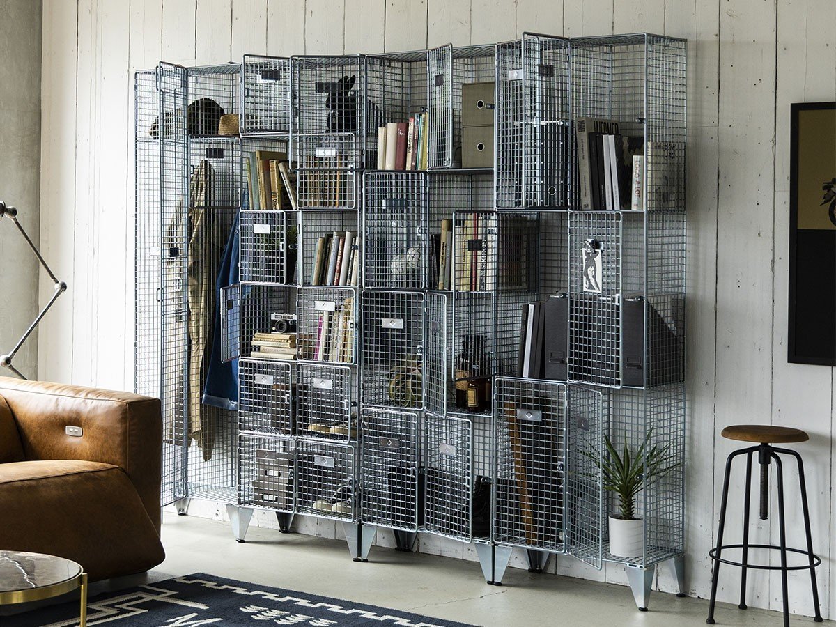 【クラッシュゲート/CRASH GATE / GOODS】のVANDAM LOCKER CABINET G 12DOOR / バンダム ロッカーキャビネット G 12ドア 人気、トレンドファッション・服の通販 founy(ファニー) 　コンパクト　Compact　スリム　Slim　プレート　Plate　メッシュ　Mesh　モチーフ　Motif　ワイヤー　Wire　ホーム・キャンプ・アウトドア・お取り寄せ　Home,Garden,Outdoor,Camping Gear　家具・インテリア　Furniture　収納家具・キャビネット　Storage Furniture　キャビネット　Cabinet　other-4|ID: prp329100003789400 ipo3291000000031483006