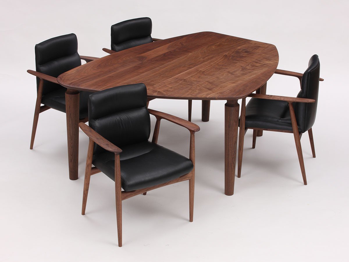 【フライミー ヴェール/FLYMEe vert / GOODS】のDining Table / ダイニングテーブル #105826 インテリア・キッズ・メンズ・レディースファッション・服の通販 founy(ファニー) 　オイル　Body Oil　テーブル　Table, Dining Table　ホーム・キャンプ・アウトドア・お取り寄せ　Home Living / Home & Lifestyle / Camping Gear / Outdoor Camping　家具・インテリア　Home Furniture & Interior. Stylish & Functional Living Spaces　テーブル　Dining, Coffee & Side Tables　ダイニングテーブル・食卓テーブル　Dining Tables　ウッド:ウォールナット、仕上:オイル塗装|ID: prp329100003845222 ipo3291000000030227663
