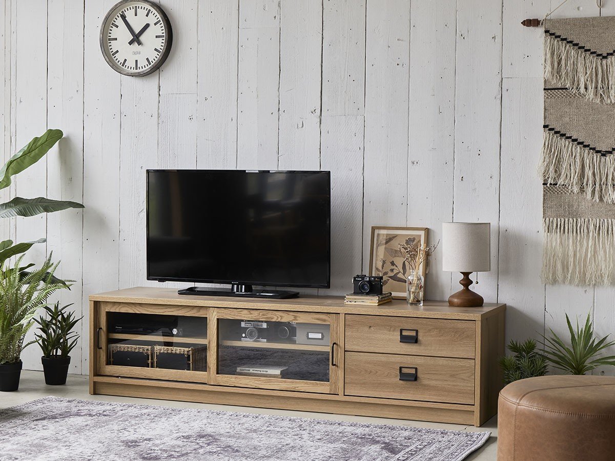 【クラッシュゲート/CRASH GATE / GOODS】のDUSTON TV BOARD / ダストン テレビボード 幅180cm 人気、トレンドファッション・服の通販 founy(ファニー) 　ガラス　Glass　シンプル　Simple　テーブル　Table　リアル　Real　ワイド　Wide　ホーム・キャンプ・アウトドア・お取り寄せ　Home,Garden,Outdoor,Camping Gear　家具・インテリア　Furniture　テレビボード・テレビ台　TV Stand　テレビボード　Tv Board　other-3|ID: prp329100003845226 ipo3291000000031482791