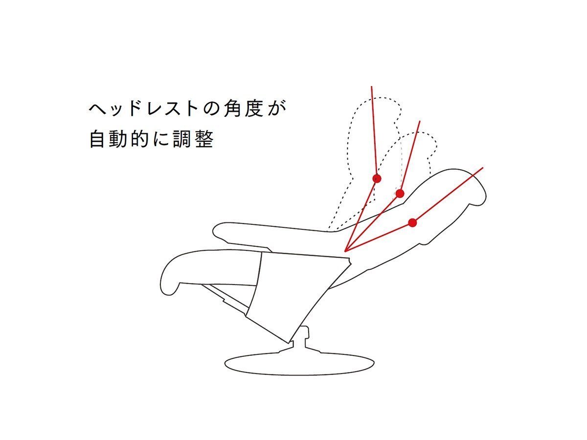 【ザ ファースト/THE FIRST / GOODS】のTHE FIRST / カリモク ザ・ファースト(FLYMEe限定カラー・総革張りモデル) インテリア・キッズ・メンズ・レディースファッション・服の通販 founy(ファニー) 　クッション　Cushion, Throw Pillow　クラシック　Classic, Timeless Style　コレクション　Collection, Seasonal Line　フォルム　Silhouette, Form　フラット　Flat, Flat Shoes　プレミアム　Premium, High-End　ラグジュアリー　Luxury, Elegant　ホーム・キャンプ・アウトドア・お取り寄せ　Home Living / Home & Lifestyle / Camping Gear / Outdoor Camping　家具・インテリア　Home Furniture & Interior. Stylish & Functional Living Spaces　チェア・椅子　Seating & Chairs　リクライニングチェア・くつろぎチェア　Recliner Chair　座面と背面のリクライニングに連動して、ヘッドレストの角度が自動的に調整されます。テレビを見る姿勢なら|ID: prp329100003854412 ipo3291000000035106794