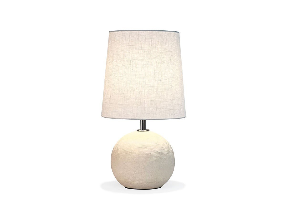 【フライミー ブラン/FLYMEe Blanc / GOODS】のTable Lamp / テーブルランプ #115917 インテリア・キッズ・メンズ・レディースファッション・服の通販 founy(ファニー) 　送料無料　Free Shipping　テクスチャー　Texture　テーブル　Table　リネン　Linen　ホーム・キャンプ・アウトドア・お取り寄せ　Home,Garden,Outdoor,Camping Gear　家具・インテリア　Furniture　ライト・照明　Lighting & Light Fixtures　シェードガーデニア、ベースホワイト|ID: prp329100003854420 ipo3291000000025358876