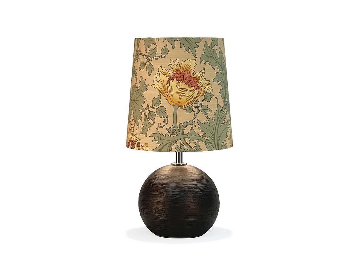 【フライミー ブラン/FLYMEe Blanc / GOODS】のTable Lamp anemone / テーブルランプ(ウィリアムモリス - アネモネ) インテリア・キッズ・メンズ・レディースファッション・服の通販 founy(ファニー) 　送料無料　Free Shipping　テクスチャー　Texture　テーブル　Table　人気　Popularity　ホーム・キャンプ・アウトドア・お取り寄せ　Home,Garden,Outdoor,Camping Gear　家具・インテリア　Furniture　ライト・照明　Lighting & Light Fixtures　ベースブラック|ID: prp329100003854426 ipo3291000000025358922