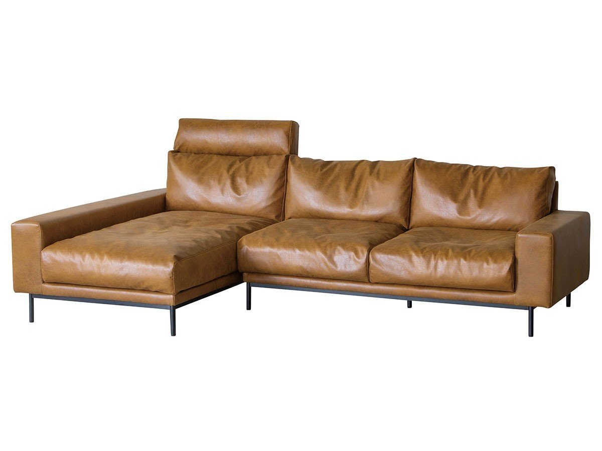 【クラッシュゲート/CRASH GATE / GOODS】のPLUTO COUCH SOFA / プルート カウチソファ(レザーテックス) インテリア・キッズ・メンズ・レディースファッション・服の通販 founy(ファニー) 　テーブル　Table　フェザー　Feather　ルーズ　Loose　ホーム・キャンプ・アウトドア・お取り寄せ　Home,Garden,Outdoor,Camping Gear　家具・インテリア　Furniture　ソファー　Sofa　カウチソファ　Couch Sofa　カウチ位置:右カウチ、ヘッドレストの付属:1点付、アームテーブルの付属:不要|ID: prp329100003866375 ipo3291000000031863453