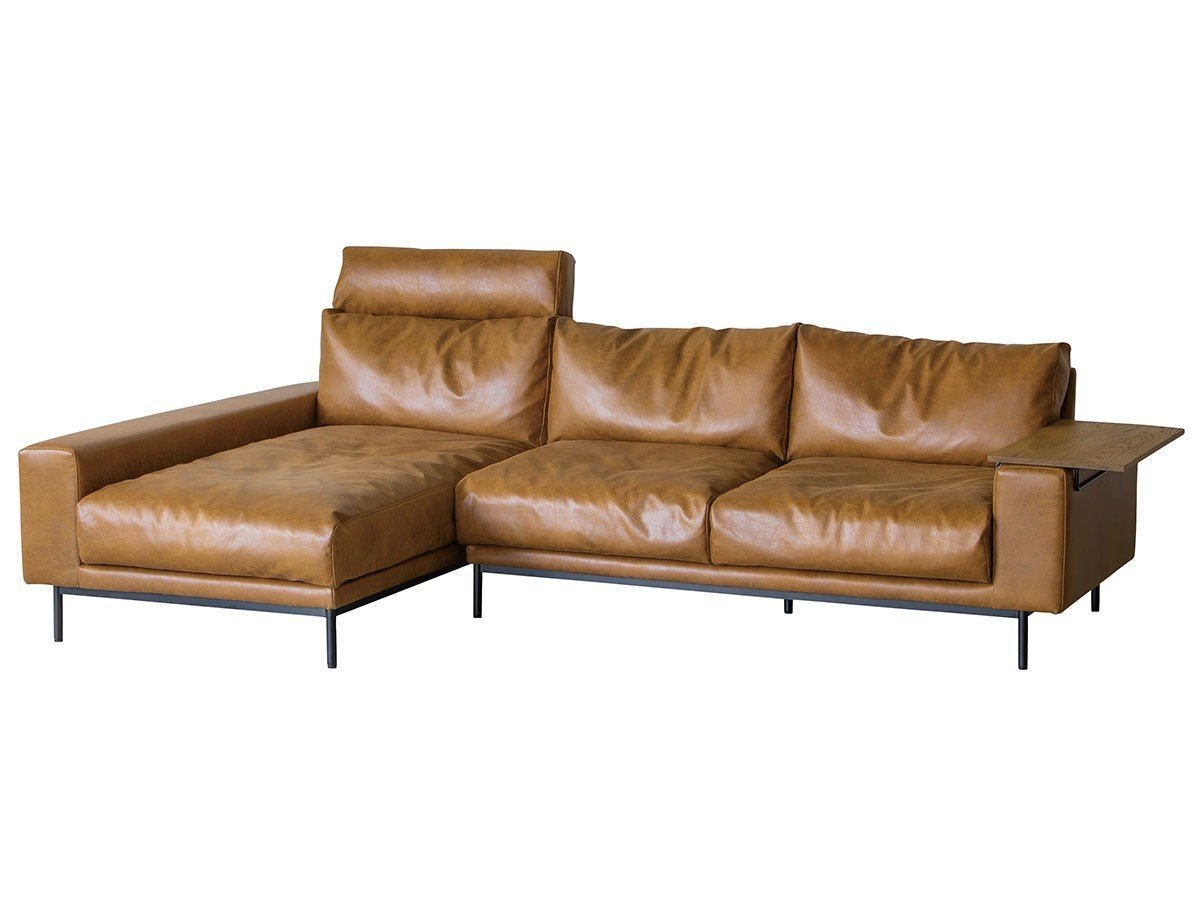 【クラッシュゲート/CRASH GATE / GOODS】のPLUTO COUCH SOFA / プルート カウチソファ(レザーテックス) インテリア・キッズ・メンズ・レディースファッション・服の通販 founy(ファニー) 　テーブル　Table　フェザー　Feather　ルーズ　Loose　ホーム・キャンプ・アウトドア・お取り寄せ　Home,Garden,Outdoor,Camping Gear　家具・インテリア　Furniture　ソファー　Sofa　カウチソファ　Couch Sofa　カウチ位置:右カウチ、ヘッドレストの付属:1点付、アームテーブルの付属:1点付|ID: prp329100003866375 ipo3291000000031863455