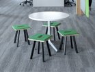 【ノルオフィス/Knoll Office / GOODS】のRockwell Unscripted Easy Stool / ロックウェル アンスクリプテッド イージースツール スタンダードハイト 脚部ジェットブラック|ID: prp329100003874454 ipo3291000000032500796