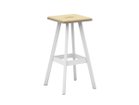 【ノルオフィス/Knoll Office / GOODS】のRockwell Unscripted Easy Stool / ロックウェル アンスクリプテッド イージースツール バーハイト 脚部ブライトホワイト|ID: prp329100003874455 ipo3291000000032500806