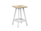 【ノルオフィス/Knoll Office / GOODS】のRockwell Unscripted Easy Stool / ロックウェル アンスクリプテッド イージースツール カウンターハイト シートパッド張地:無し、脚部ブライトホワイト|ID: prp329100003874456 ipo3291000000032500801