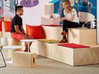 【ノルオフィス/Knoll Office / GOODS】のRockwell Unscripted Steps / ロックウェル アンスクリプテッド ステップス 2ステップ アウトサイドコーナー 別売りのシートパッドも展開しています。|ID: prp329100003874466 ipo3291000000032501084