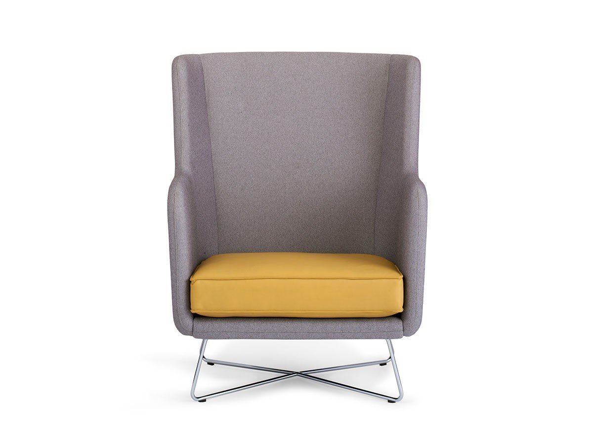 【ノルオフィス/Knoll Office / GOODS】のRockwell Unscripted High Back Chair / ロックウェル アンスクリプテッド ハイバックチェア ワイヤーベース インテリア・キッズ・メンズ・レディースファッション・服の通販 founy(ファニー) 　ニューヨーク　New York　パフォーマンス　Performance　フォルム　Form　ベスト　Vest　リラックス　Relax　ワイヤー　Wire　ワーク　Work　ビジネス 仕事 通勤　Business　ホーム・キャンプ・アウトドア・お取り寄せ　Home,Garden,Outdoor,Camping Gear　家具・インテリア　Home Furniture & Interior. Stylish & Functional Living Spaces　チェア・椅子　Chair　ラウンジチェア　Lounge Chair　|ID: prp329100003874474 ipo3291000000032500731