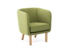 【ノルオフィス/Knoll Office / GOODS】のRockwell Unscripted Petite Club Chair / ロックウェル アンスクリプテッド プチクラブチェア ウッドレッグ 脚部ホワイトオーク|ID: prp329100003874479 ipo3291000000032500750