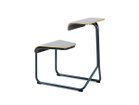 【ノルオフィス/Knoll Office / GOODS】のToboggan Sled Base Chair Desk / トボガン スレッドベース チェアデスク メラミン天板 ミディアムグレー|ID: prp329100003874487 ipo3291000000032500811