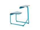 【ノルオフィス/Knoll Office / GOODS】のToboggan Sled Base Chair Desk / トボガン スレッドベース チェアデスク メラミン天板 スレートブルー|ID: prp329100003874487 ipo3291000000032500813