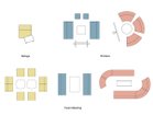 【ノルオフィス/Knoll Office / GOODS】のk. lounge / ケーラウンジ ソファタイプ ローバック 3シート 組合せ例|ID: prp329100003874515 ipo3291000000032501430
