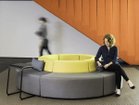 【ノルオフィス/Knoll Office / GOODS】のk. lounge / ケーラウンジ ソファタイプ ローバック 60度 カーブアウトサイド 背もたれと座面の張地を別々に選択し、コンビ張りにすることもできます。|ID: prp329100003874518 ipo3291000000032501336