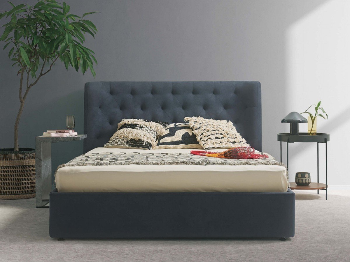 【フライミー ベーシック/FLYMEe BASIC / GOODS】のDouble Bed Frame / ダブルベッドフレーム #115990 人気、トレンドファッション・服の通販 founy(ファニー) 　ウッド　Wood　クッション　Cushion　クラシカル　Classical　スプリング　Spring　ダブル　Double　ファブリック　Fabric　ホーム・キャンプ・アウトドア・お取り寄せ　Home,Garden,Outdoor,Camping Gear　家具・インテリア　Furniture　ベッド　Bed　ダブルベッド　Double Bed　other-2|ID: prp329100003879419 ipo3291000000031481392