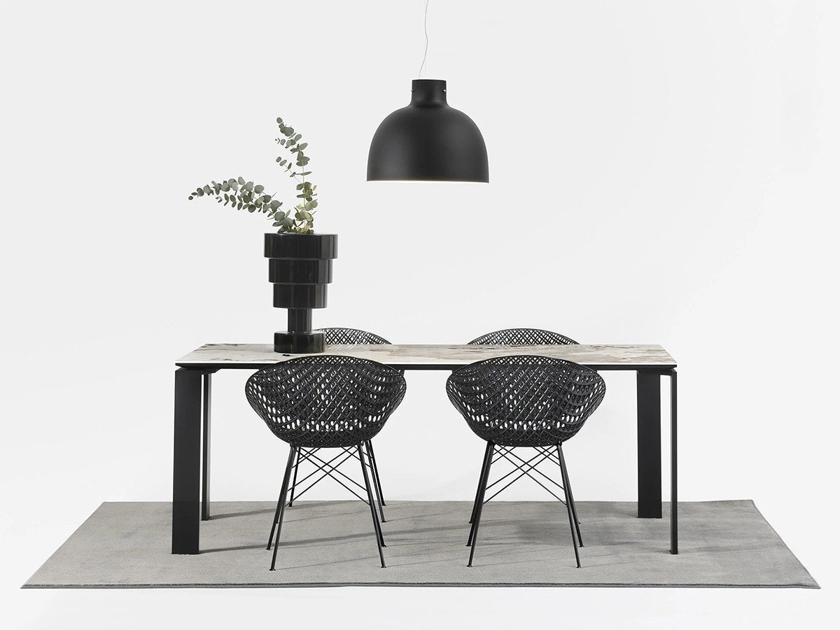 【カルテル/Kartell / GOODS】のFOUR CERAMIC / フォー セラミックトップ 190D90 人気、トレンドファッション・服の通販 founy(ファニー) 　エレガント 上品　Elegant　テーブル　Table　デスク　Desk　フォルム　Form　ホーム・キャンプ・アウトドア・お取り寄せ　Home,Garden,Outdoor,Camping Gear　家具・インテリア　Furniture　テーブル　Table　ダイニングテーブル　Dining Table　other-3|ID: prp329100003897978 ipo3291000000031480640