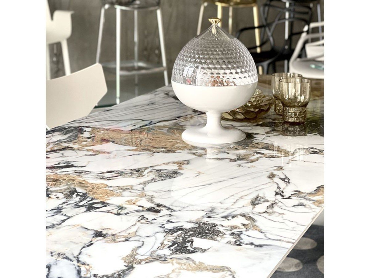 【カルテル/Kartell / GOODS】のFOUR CERAMIC / フォー セラミックトップ 190D90 人気、トレンドファッション・服の通販 founy(ファニー) 　エレガント 上品　Elegant　テーブル　Table　デスク　Desk　フォルム　Form　ホーム・キャンプ・アウトドア・お取り寄せ　Home,Garden,Outdoor,Camping Gear　家具・インテリア　Furniture　テーブル　Table　ダイニングテーブル　Dining Table　other-5|ID: prp329100003897978 ipo3291000000031480643