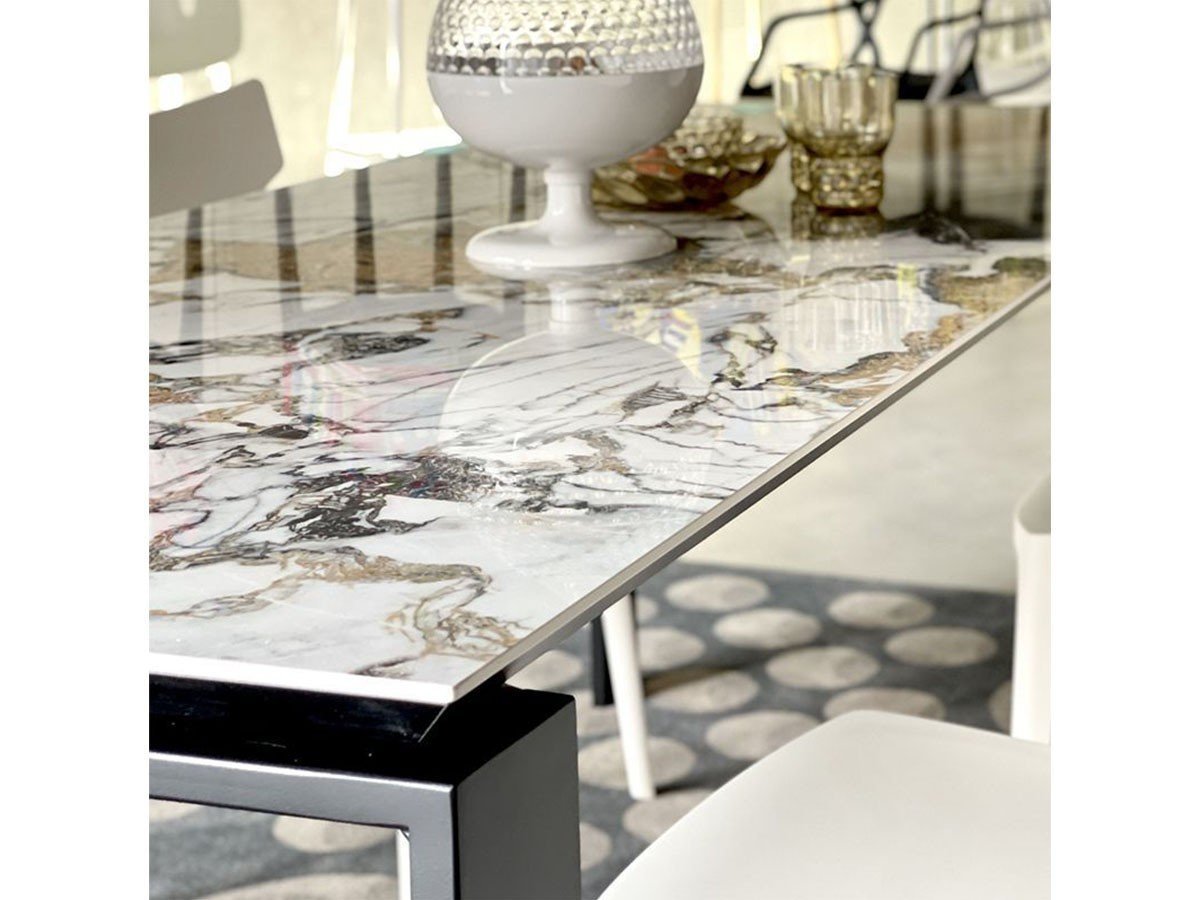 【カルテル/Kartell / GOODS】のFOUR CERAMIC / フォー セラミックトップ 190D90 人気、トレンドファッション・服の通販 founy(ファニー) 　エレガント 上品　Elegant　テーブル　Table　デスク　Desk　フォルム　Form　ホーム・キャンプ・アウトドア・お取り寄せ　Home,Garden,Outdoor,Camping Gear　家具・インテリア　Furniture　テーブル　Table　ダイニングテーブル　Dining Table　other-6|ID: prp329100003897978 ipo3291000000031480645