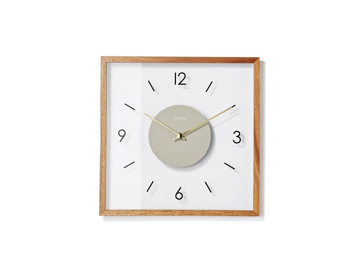 【フライミーパーラー/FLYMEe Parlor / GOODS】のWall Clock / ウォールクロック #116236 人気、トレンドファッション・服の通販 founy(ファニー) 　ウッド　Wooden Design　ガラス　Glass, Glassware　シルバー　Silver, Metallic Silver　スクエア　Square, Square Shape　スリム　Slim, Slim Fit　フレーム　Frame, Outline　モダン　Modern, Contemporary　モノトーン　Monotone, Black and White　時計　Watch, Wristwatch　ホーム・キャンプ・アウトドア・お取り寄せ　Home Living / Home & Lifestyle / Camping Gear / Outdoor Camping　家具・インテリア　Home Furniture & Interior. Stylish & Functional Living Spaces　その他 インテリア雑貨、家具　Home Decor & Furniture Extras　other-4|ID: prp329100003899265 ipo3291000000031479944