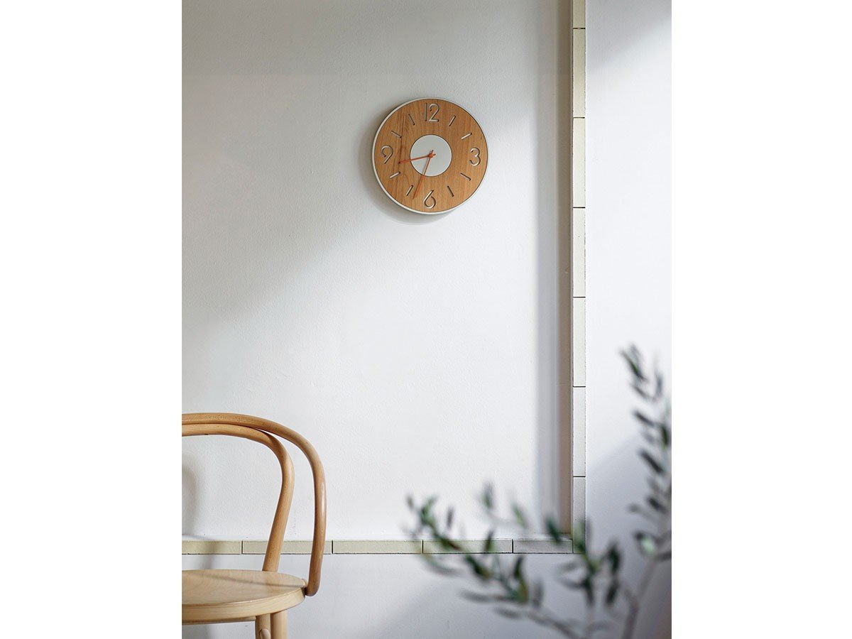 【フライミーパーラー/FLYMEe Parlor / GOODS】のWall Clock / ウォールクロック #116231 人気、トレンドファッション・服の通販 founy(ファニー) 　ウッド　Wooden Design　オレンジ　Orange　ビビッド　Vivid, Bright Tone　プレート　Plate, Dish　時計　Watch, Wristwatch　ホーム・キャンプ・アウトドア・お取り寄せ　Home Living / Home & Lifestyle / Camping Gear / Outdoor Camping　家具・インテリア　Home Furniture & Interior. Stylish & Functional Living Spaces　その他 インテリア雑貨、家具　Home Decor & Furniture Extras　other-4|ID: prp329100003899270 ipo3291000000031479994