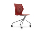 【ノルオフィス/Knoll Office / GOODS】のMultiGeneration Chair / マルチジェネレーション チェア ハイブリッドベース 肘なし シェルR ダークレッド、脚部シルバー|ID: prp329100003900346 ipo3291000000032500857
