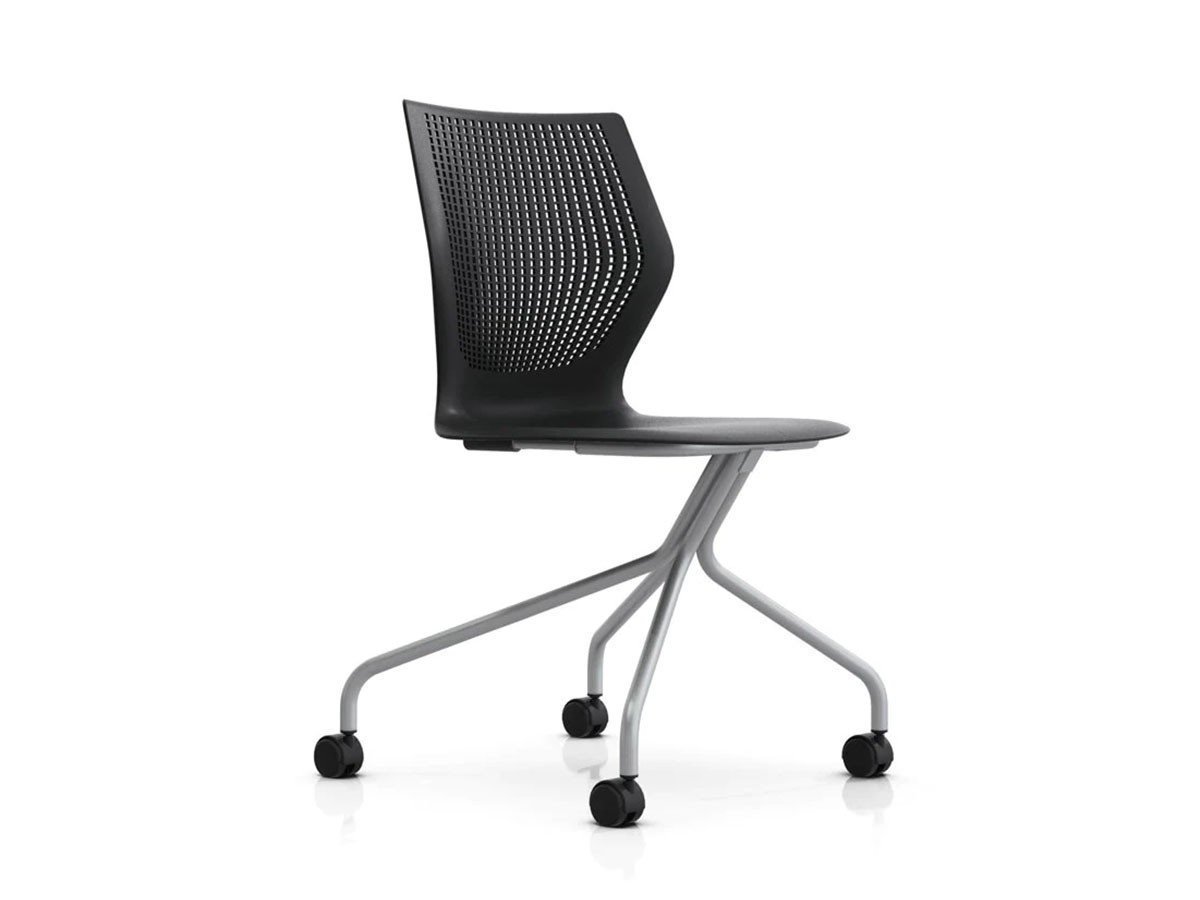 【ノルオフィス/Knoll Office / GOODS】のMultiGeneration Chair / マルチジェネレーション チェア ハイブリッドベース 肘なし インテリア・キッズ・メンズ・レディースファッション・服の通販 founy(ファニー) 　送料無料　Free Shipping　パフォーマンス　Performance　メッシュ　Mesh　ワーク　Work　ホーム・キャンプ・アウトドア・お取り寄せ　Home,Garden,Outdoor,Camping Gear　家具・インテリア　Home Furniture & Interior. Stylish & Functional Living Spaces　チェア・椅子　Chair　オフィスチェア・デスクチェア　Office Chair/Desk Chair　シェルB オニキス、脚部シルバー|ID: prp329100003900346 ipo3291000000032500861