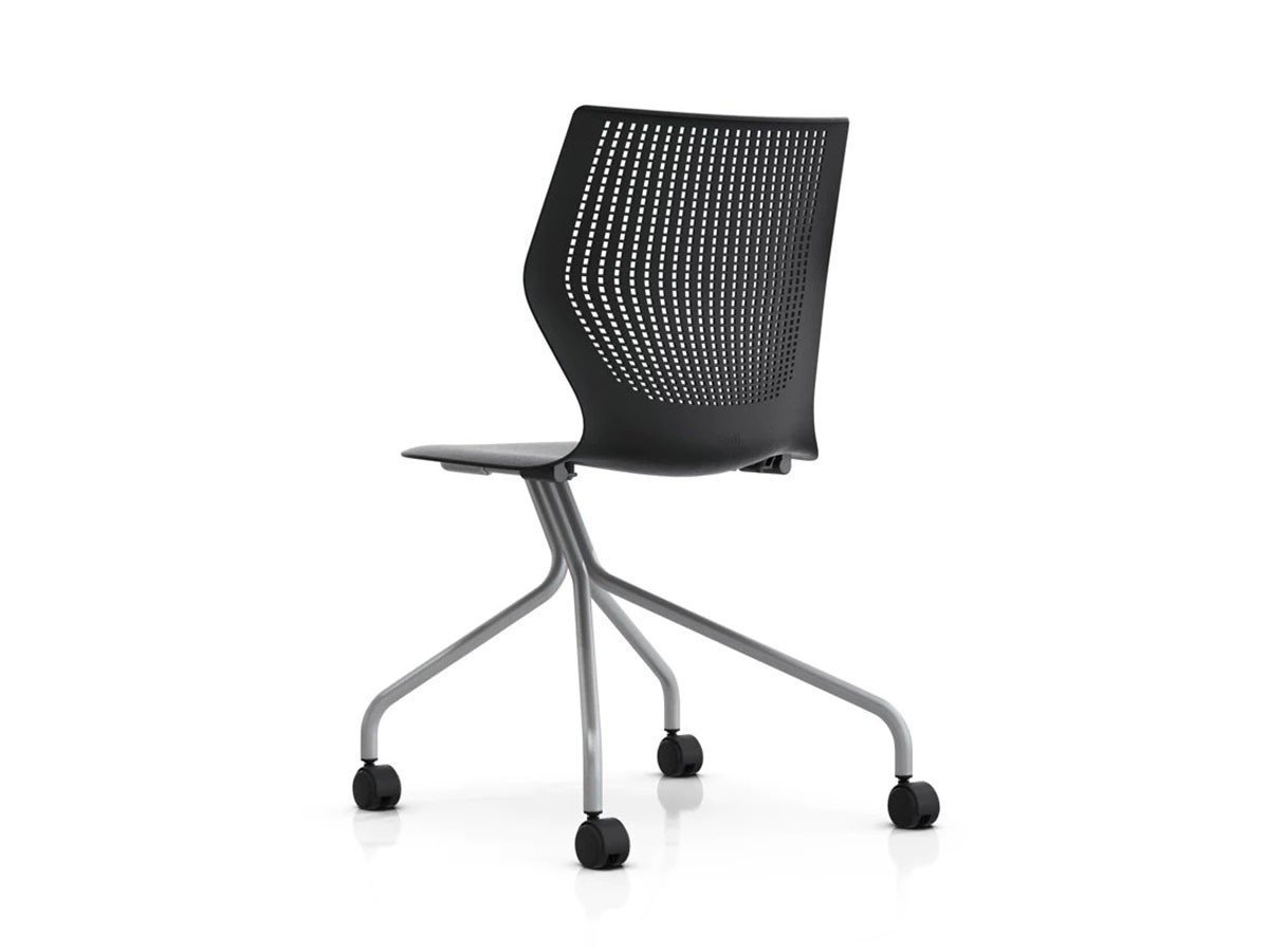 【ノルオフィス/Knoll Office / GOODS】のMultiGeneration Chair / マルチジェネレーション チェア ハイブリッドベース 肘なし インテリア・キッズ・メンズ・レディースファッション・服の通販 founy(ファニー) 　送料無料　Free Shipping　パフォーマンス　Performance　メッシュ　Mesh　ワーク　Work　ホーム・キャンプ・アウトドア・お取り寄せ　Home,Garden,Outdoor,Camping Gear　家具・インテリア　Home Furniture & Interior. Stylish & Functional Living Spaces　チェア・椅子　Chair　オフィスチェア・デスクチェア　Office Chair/Desk Chair　シェルB オニキス、脚部シルバー|ID: prp329100003900346 ipo3291000000032500901