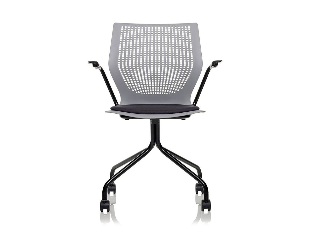 【ノルオフィス/Knoll Office / GOODS】のMultiGeneration Chair / マルチジェネレーション チェア ハイブリッドベース 固定肘 キャスター脚 インテリア・キッズ・メンズ・レディースファッション・服の通販 founy(ファニー) 　送料無料　Free Shipping　パフォーマンス　Performance　メッシュ　Mesh　ワーク　Work　ホーム・キャンプ・アウトドア・お取り寄せ　Home,Garden,Outdoor,Camping Gear　家具・インテリア　Home Furniture & Interior. Stylish & Functional Living Spaces　チェア・椅子　Chair　オフィスチェア・デスクチェア　Office Chair/Desk Chair　シェルG グレー、フレームブラック|ID: prp329100003900347 ipo3291000000032500910