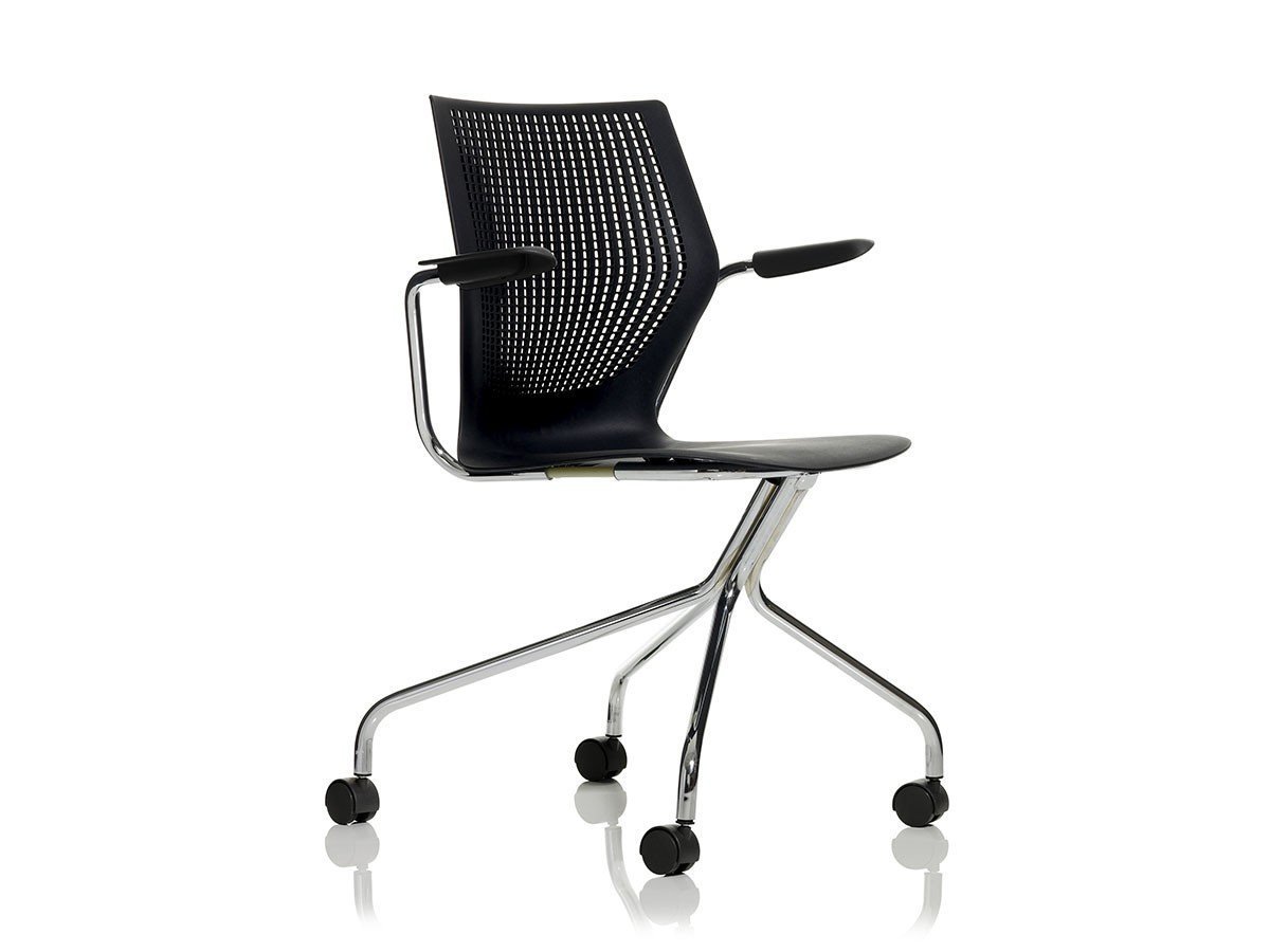 【ノルオフィス/Knoll Office / GOODS】のMultiGeneration Chair / マルチジェネレーション チェア ハイブリッドベース 固定肘 キャスター脚 インテリア・キッズ・メンズ・レディースファッション・服の通販 founy(ファニー) 　送料無料　Free Shipping　パフォーマンス　Performance　メッシュ　Mesh　ワーク　Work　ホーム・キャンプ・アウトドア・お取り寄せ　Home,Garden,Outdoor,Camping Gear　家具・インテリア　Home Furniture & Interior. Stylish & Functional Living Spaces　チェア・椅子　Chair　オフィスチェア・デスクチェア　Office Chair/Desk Chair　シェルB オニキス、フレームクローム|ID: prp329100003900347 ipo3291000000032500911