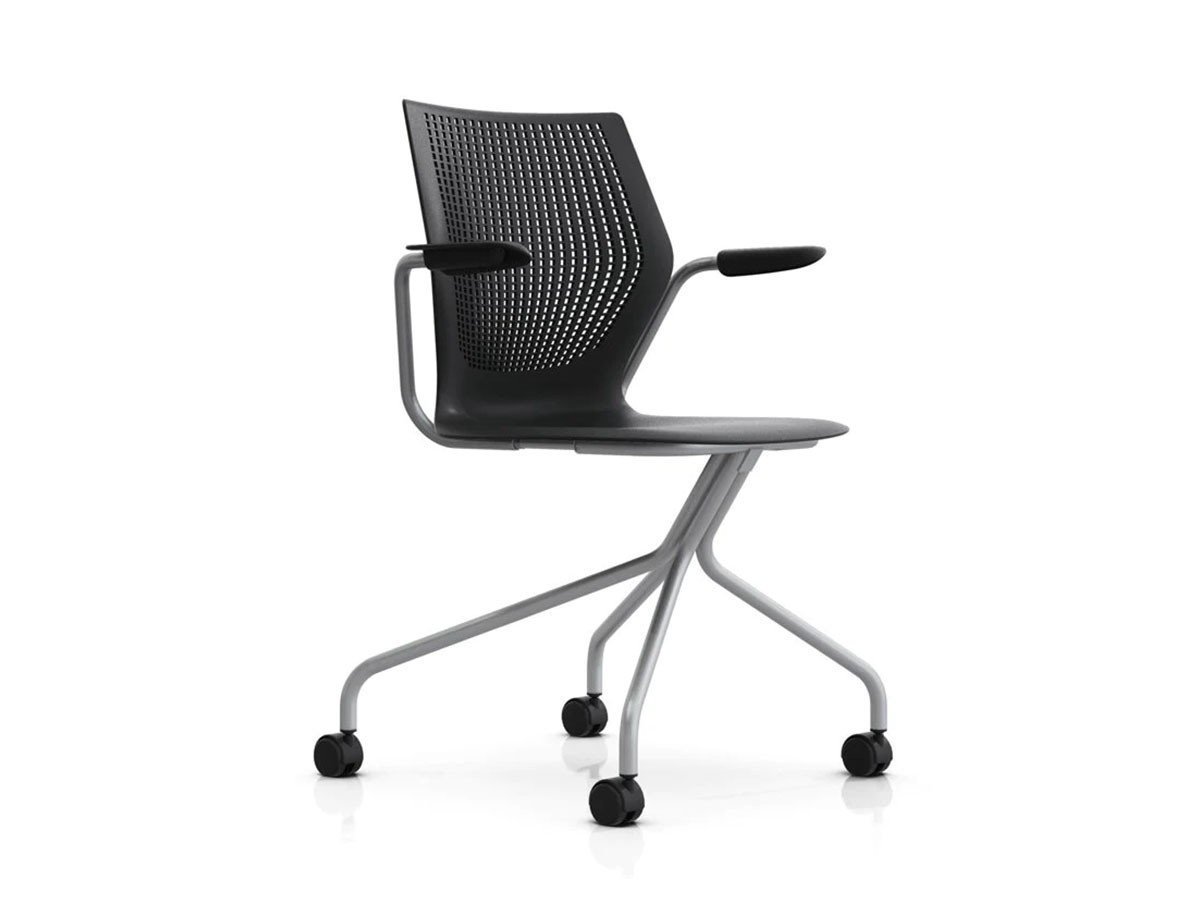 【ノルオフィス/Knoll Office / GOODS】のMultiGeneration Chair / マルチジェネレーション チェア ハイブリッドベース 固定肘 キャスター脚 インテリア・キッズ・メンズ・レディースファッション・服の通販 founy(ファニー) 　送料無料　Free Shipping　パフォーマンス　Performance　メッシュ　Mesh　ワーク　Work　ホーム・キャンプ・アウトドア・お取り寄せ　Home,Garden,Outdoor,Camping Gear　家具・インテリア　Home Furniture & Interior. Stylish & Functional Living Spaces　チェア・椅子　Chair　オフィスチェア・デスクチェア　Office Chair/Desk Chair　シェルB オニキス、フレームシルバー|ID: prp329100003900347 ipo3291000000032500919