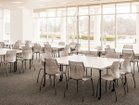 【ノルオフィス/Knoll Office / GOODS】のMultiGeneration Chair / マルチジェネレーション チェア スタッキングベース 固定肘 グライド脚 参考イメージ|ID: prp329100003900348 ipo3291000000032501052