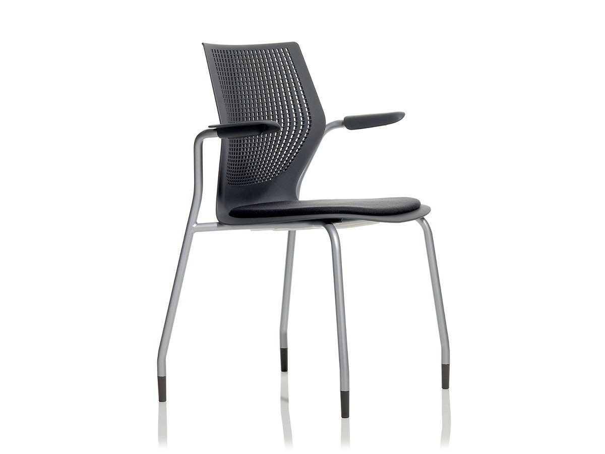 【ノルオフィス/Knoll Office / GOODS】のMultiGeneration Chair / マルチジェネレーション チェア スタッキングベース 固定肘 グライド脚 インテリア・キッズ・メンズ・レディースファッション・服の通販 founy(ファニー) 　送料無料　Free Shipping　おすすめ　Recommended / Our Picks　パフォーマンス　Performance, Active Function　メッシュ　Mesh, Net Fabric　ワーク　Workwear, Utility Style　ホーム・キャンプ・アウトドア・お取り寄せ　Home Living / Home & Lifestyle / Camping Gear / Outdoor Camping　家具・インテリア　Home Furniture & Interior. Stylish & Functional Living Spaces　チェア・椅子　Seating & Chairs　オフィスチェア・在宅ワーク用チェア　Office & Desk Chairs　シェルC ダークグレー、フレームシルバー|ID: prp329100003900348 ipo3291000000034617069
