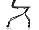 【ノルオフィス/Knoll Office / GOODS】のMultiGeneration Chair / マルチジェネレーション チェア ハイブリッドベース 固定肘 グライド脚 フレームカラー「ブラック」参考イメージ|ID:prp329100003900349