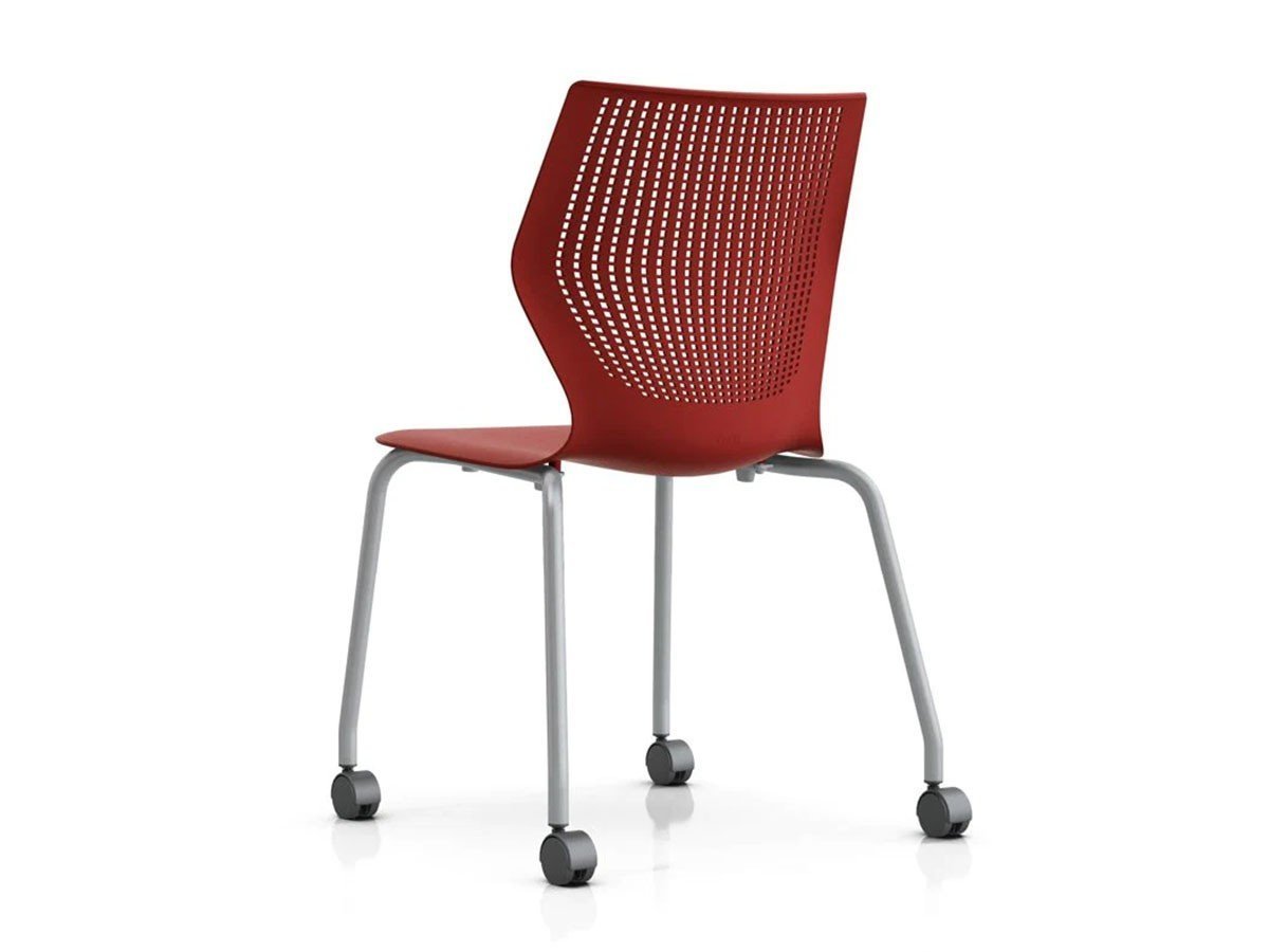 【ノルオフィス/Knoll Office / GOODS】のMultiGeneration Chair / マルチジェネレーション チェア スタッキングベース 肘なし キャスター脚 インテリア・キッズ・メンズ・レディースファッション・服の通販 founy(ファニー) 　送料無料　Free Shipping　おすすめ　Recommend　パフォーマンス　Performance　メッシュ　Mesh　ワーク　Work　ホーム・キャンプ・アウトドア・お取り寄せ　Home,Garden,Outdoor,Camping Gear　家具・インテリア　Home Furniture & Interior. Stylish & Functional Living Spaces　チェア・椅子　Chair　オフィスチェア・デスクチェア　Office Chair/Desk Chair　シェルR ダークレッド、脚部シルバー|ID: prp329100003900351 ipo3291000000032500985