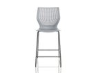 【ノルオフィス/Knoll Office / GOODS】のMultiGeneration High Stool / マルチジェネレーション ハイスツール カウンターハイト シェルG グレー、脚部メタリックグレー|ID: prp329100003900352 ipo3291000000030200418