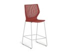 【ノルオフィス/Knoll Office / GOODS】のMultiGeneration High Stool / マルチジェネレーション ハイスツール カウンターハイト シェルR ダークレッド、脚部シルバー|ID: prp329100003900352 ipo3291000000032501022