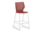 【ノルオフィス/Knoll Office / GOODS】のMultiGeneration Chair High Stool / マルチジェネレーション チェア ハイスツール バーハイト シェルR ダークレッド、脚部シルバー|ID:prp329100003900353