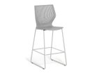 【ノルオフィス/Knoll Office / GOODS】のMultiGeneration Chair High Stool / マルチジェネレーション チェア ハイスツール バーハイト シェルG グレー、脚部シルバー|ID: prp329100003900353 ipo3291000000032501033